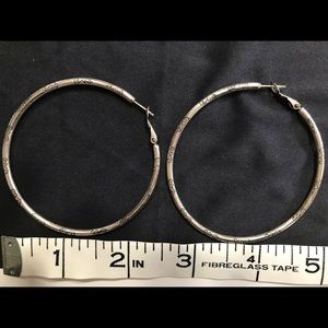 Brighton Grande Hoop Charm Earrings